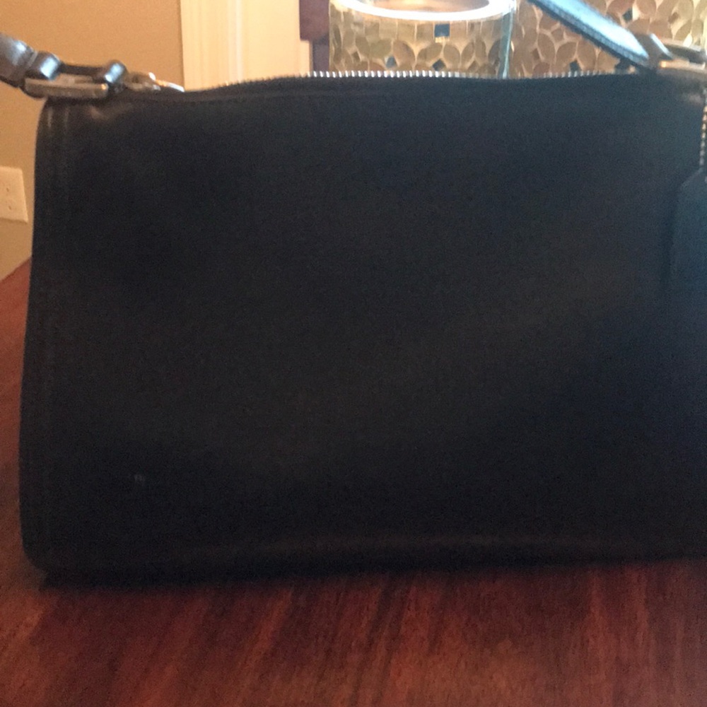 Authentic leather coach bag